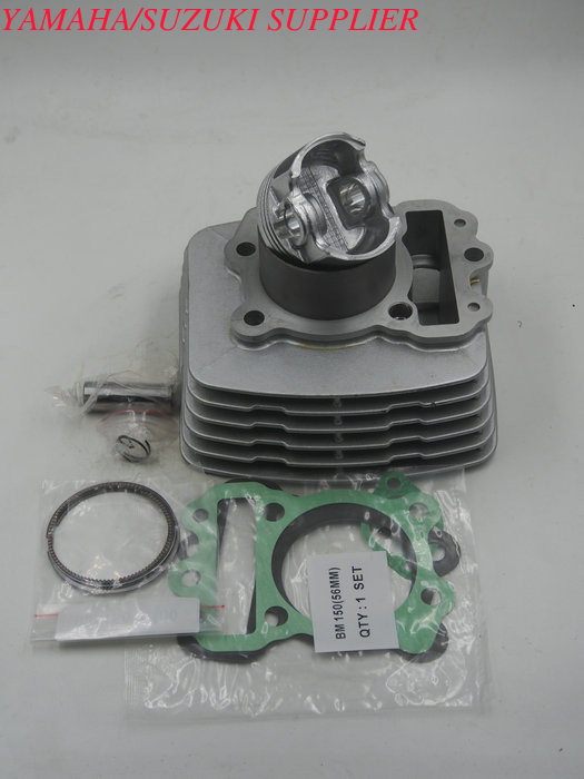 Black Motorcycle Cylinder Kit / Bajaj Boxer BM150 Cylinder Repair Kit