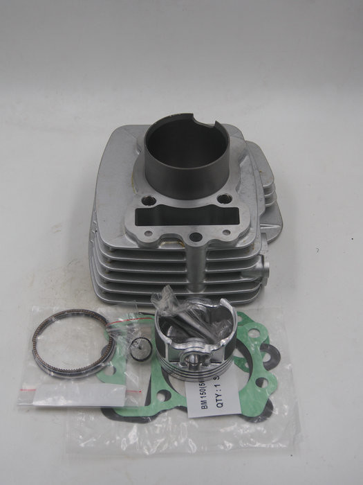 Black Motorcycle Cylinder Kit / Bajaj Boxer BM150 Cylinder Repair Kit